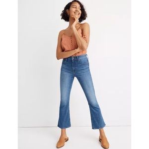 MADEWELL Curvy Cali Demi Boot Jeans
